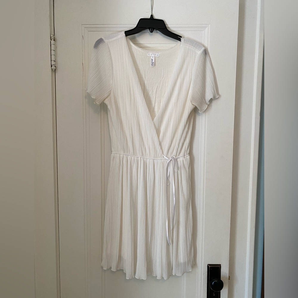 White flowey dress from Nordstrom